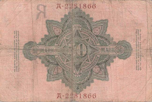 50 Mark 1908 ro.32 R/A